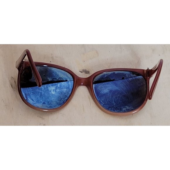 Vintage Suncloud Sunglasses SC-7 Nylon Japan Plastic Frames Brown